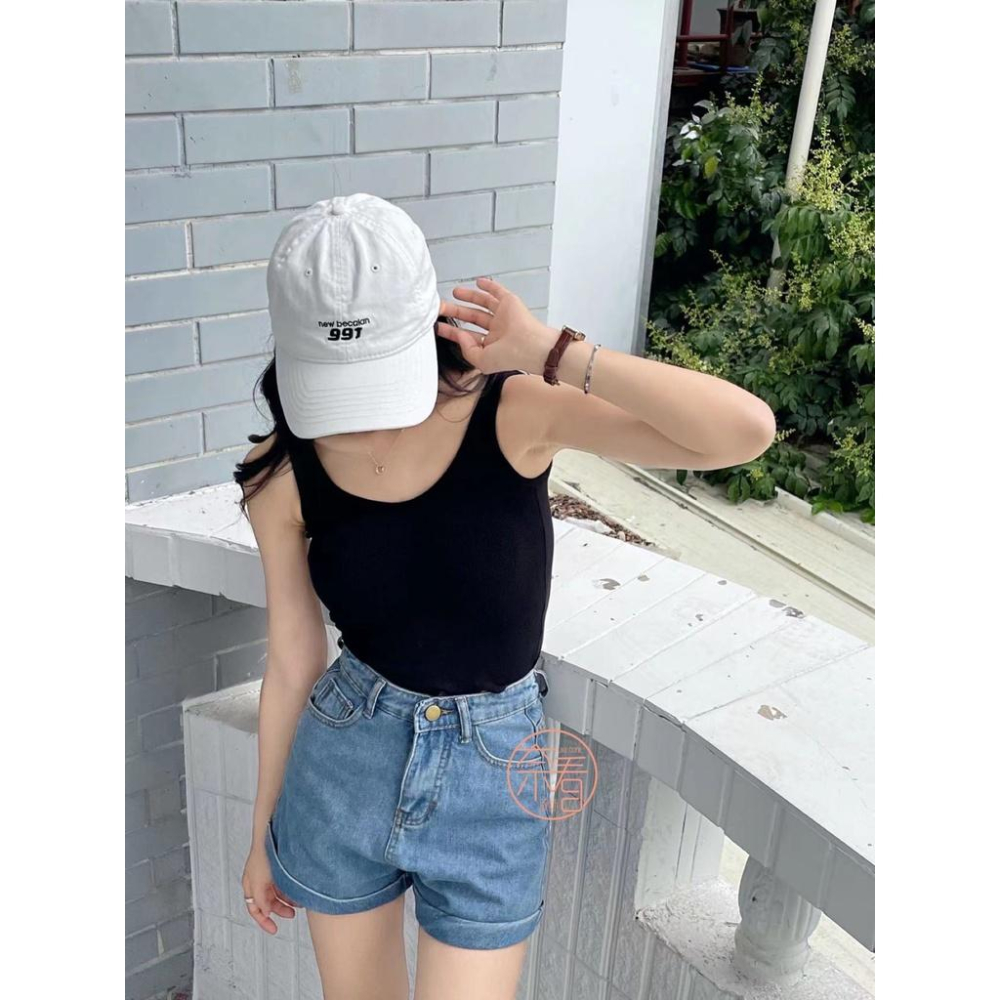 奈看服飾/~夏日心機單品,厚杯超遮副乳!自帶胸墊顯胸形外穿寬肩背心 多色可選-細節圖4