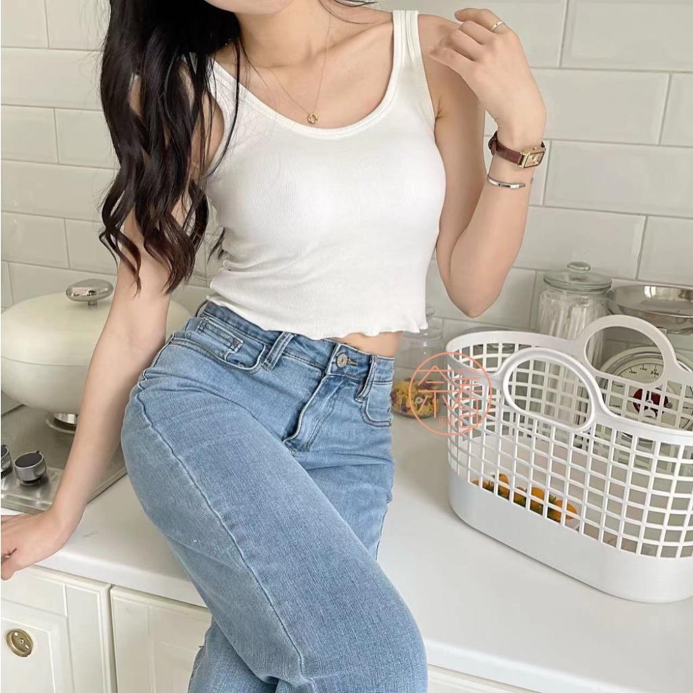 奈看服飾/~夏日心機單品,厚杯超遮副乳!自帶胸墊顯胸形外穿寬肩背心 多色可選-細節圖6