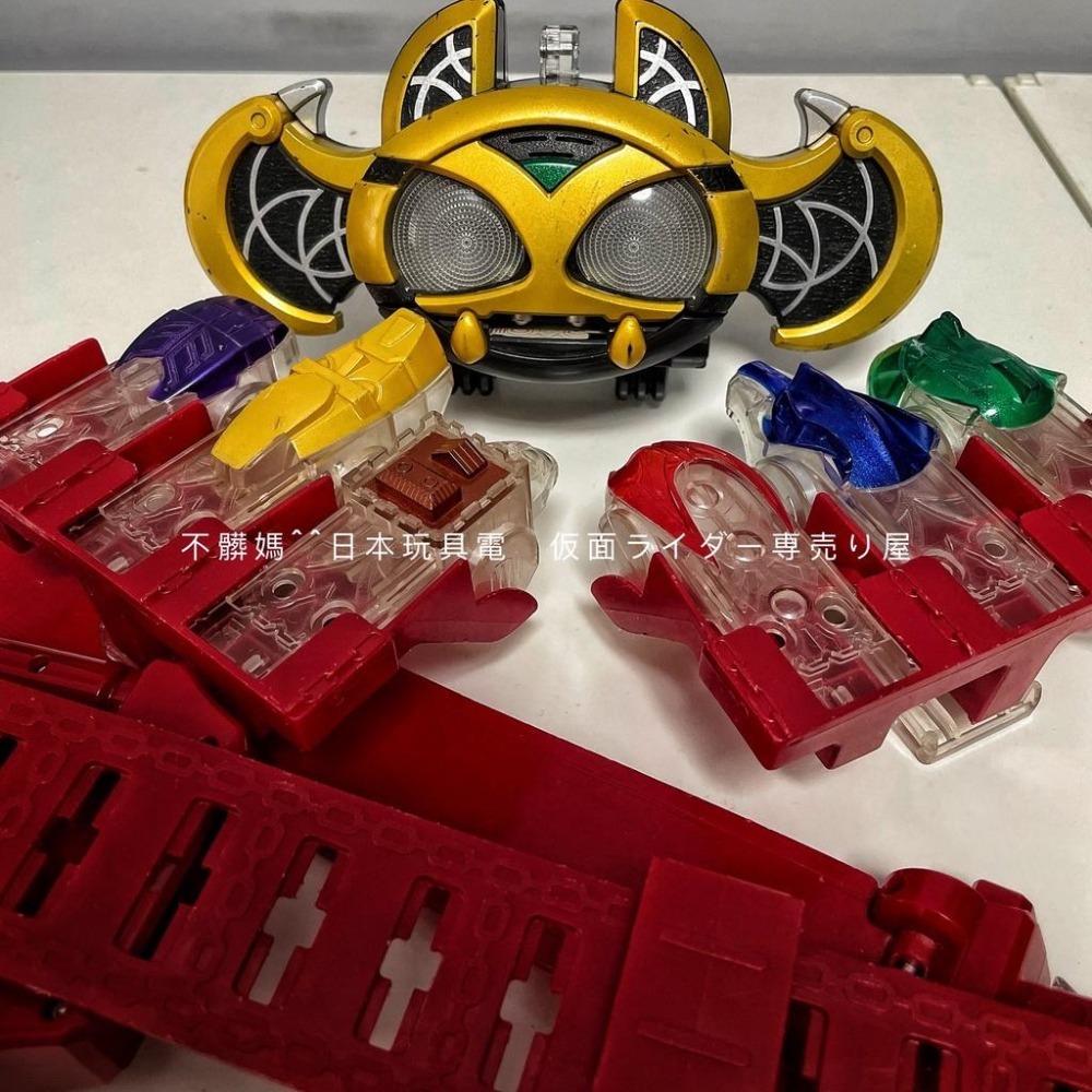 🍊不髒媽 假面騎士kiva 月騎 DX Ikusa 手環 魔皇劍 二手 哨子 吸血鬼 蝙蝠🦇 發光 杉田智和 IXA-細節圖3