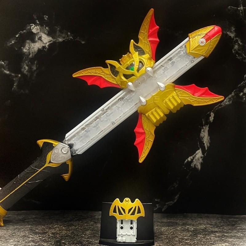 🍊不髒媽 假面騎士kiva 月騎 DX Ikusa 手環 魔皇劍 二手 哨子 吸血鬼 蝙蝠🦇 發光 杉田智和 IXA-細節圖4