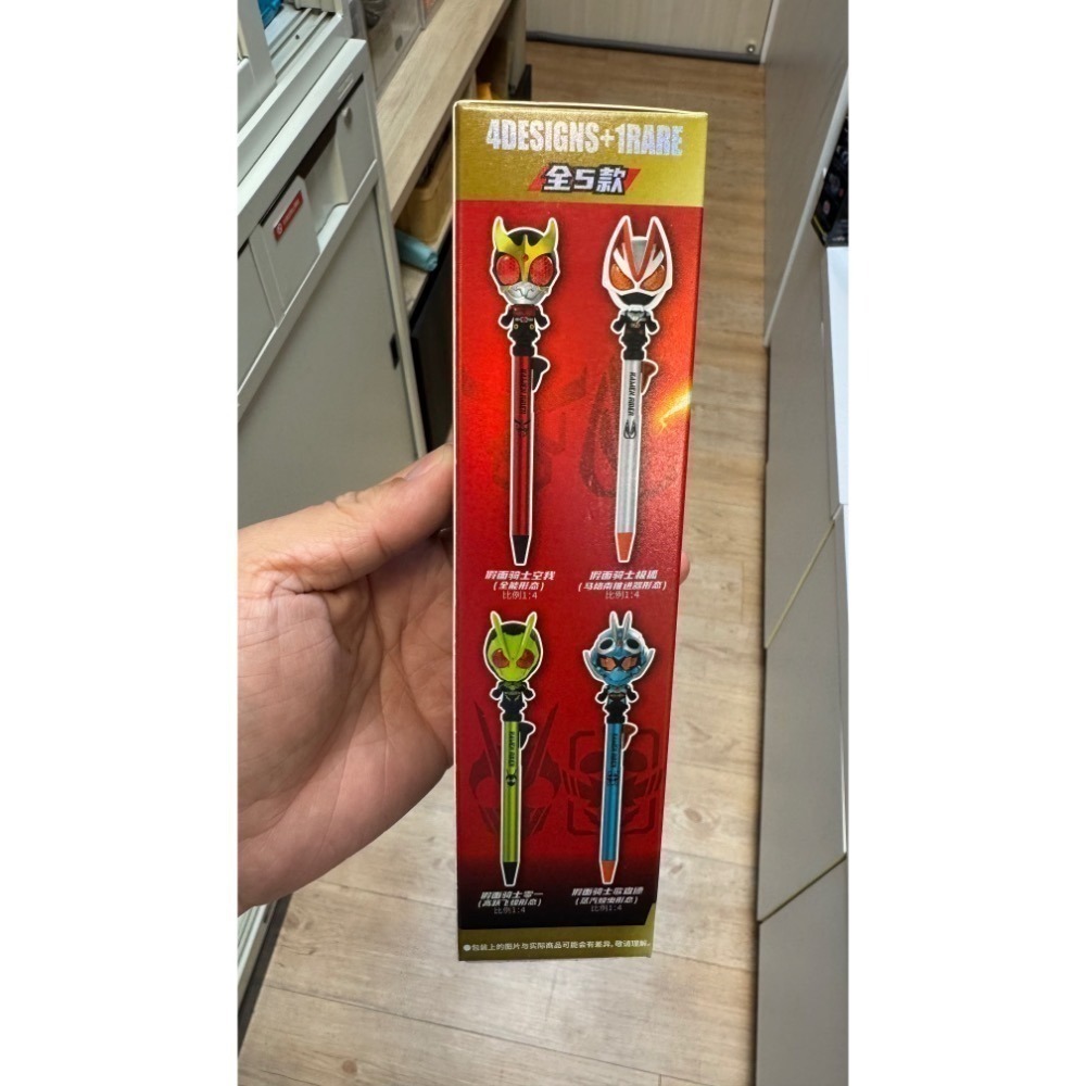 假面騎士造型筆，有兩款，大頭款和轉動款-規格圖1