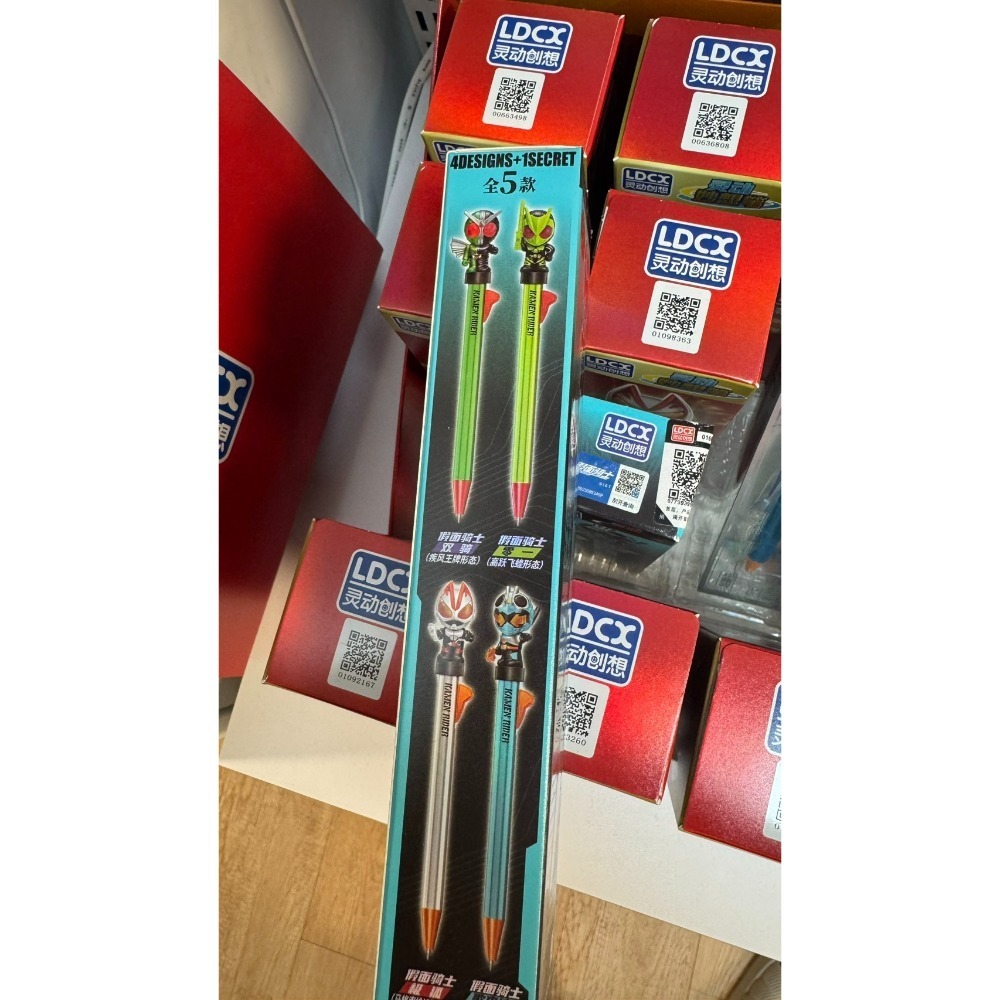 假面騎士造型筆，有兩款，大頭款和轉動款-規格圖1