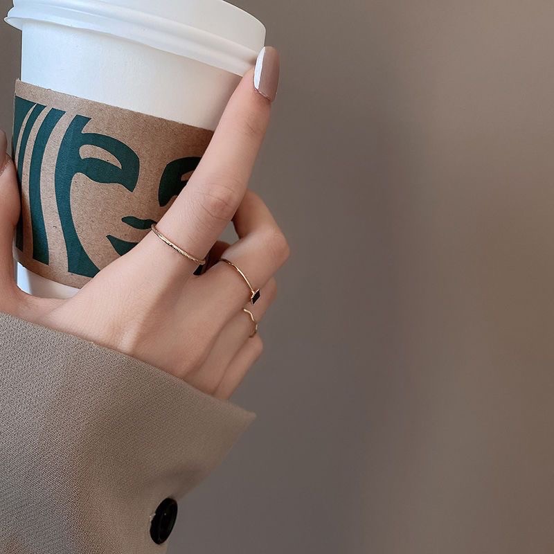 黑鑽石食環三件套-細節圖4