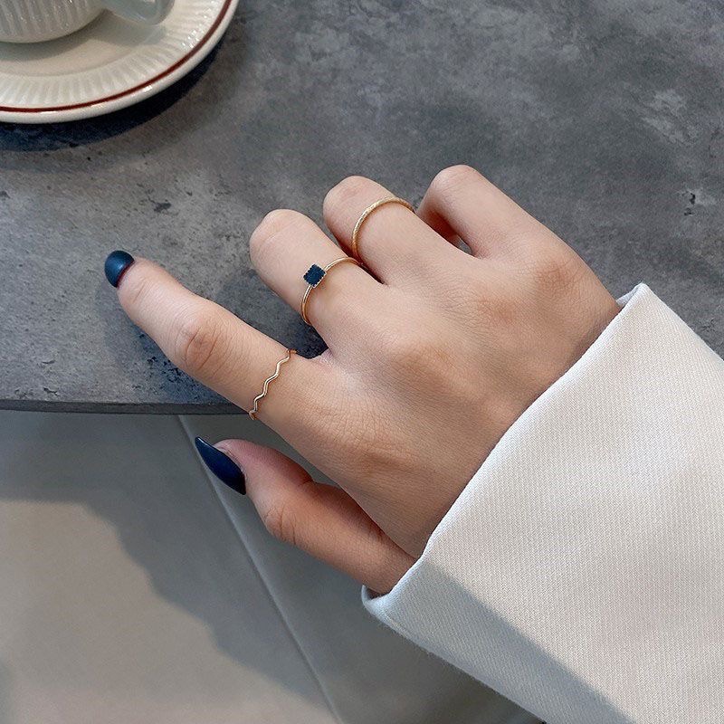 黑鑽石食環三件套-細節圖6