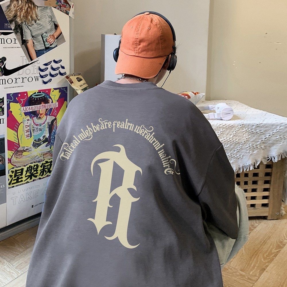 100%純棉短袖男女T-細節圖3