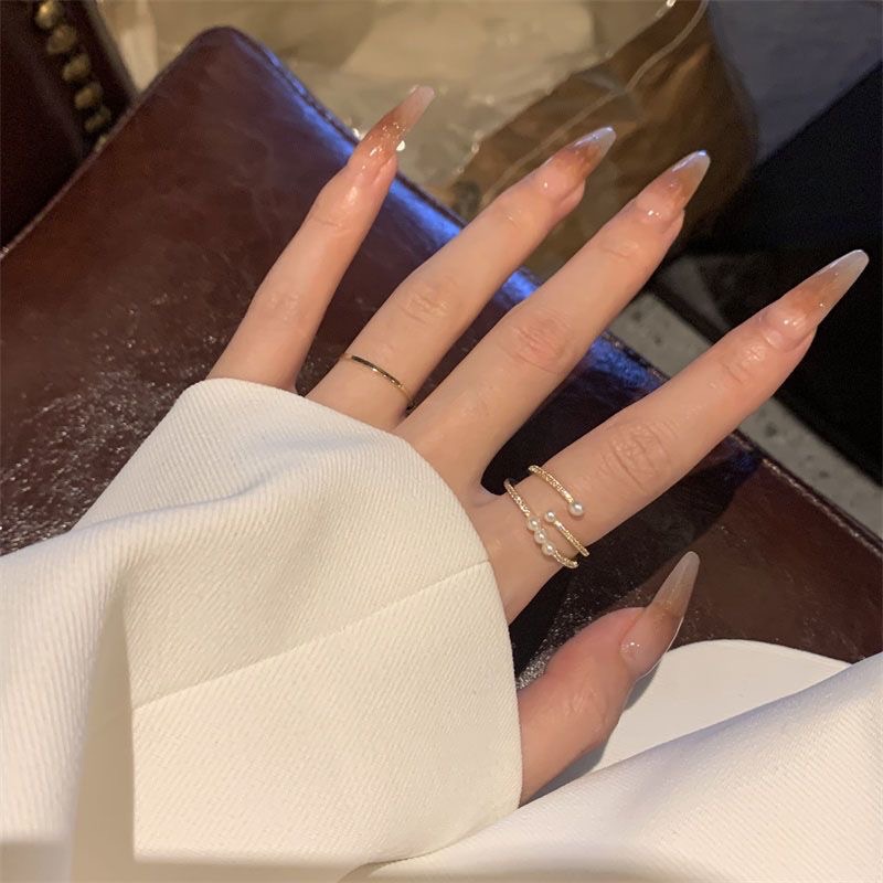 珍珠戒指三件套-細節圖6