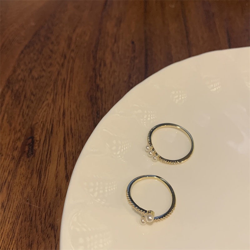 珍珠戒指三件套-細節圖7