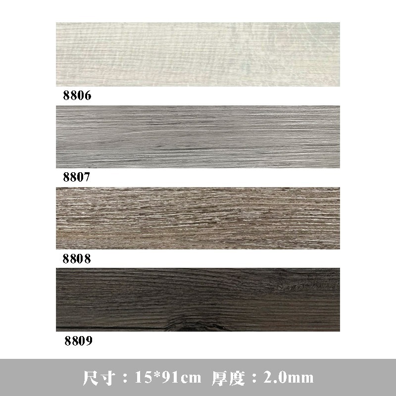 意大裝潢《促銷優惠，售完為止》台南現貨 超優質 木紋塑膠地板 防焰PVC地板 2.0mm 台南市可自取 (0005)-細節圖3