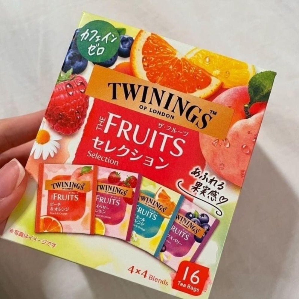 預購~日本TWININGS零咖啡因路易博士水果茶16入-細節圖2