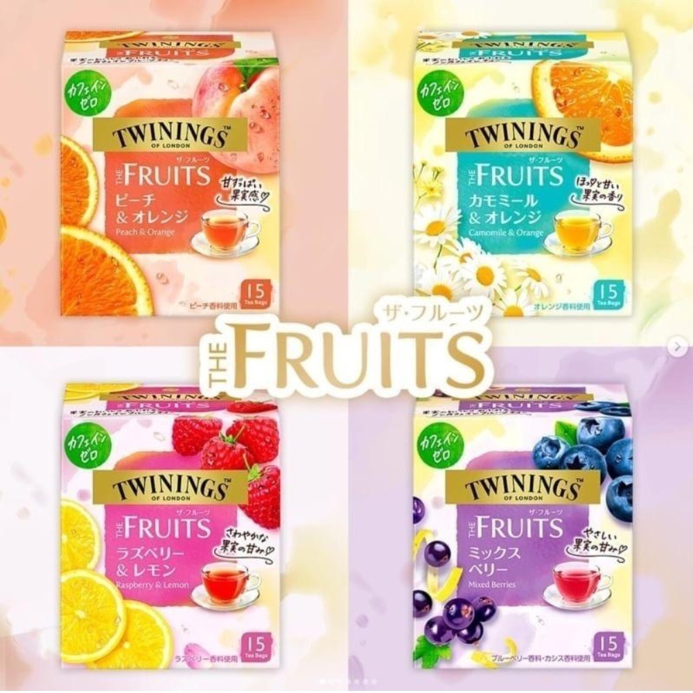 預購~日本TWININGS零咖啡因路易博士水果茶16入-細節圖3