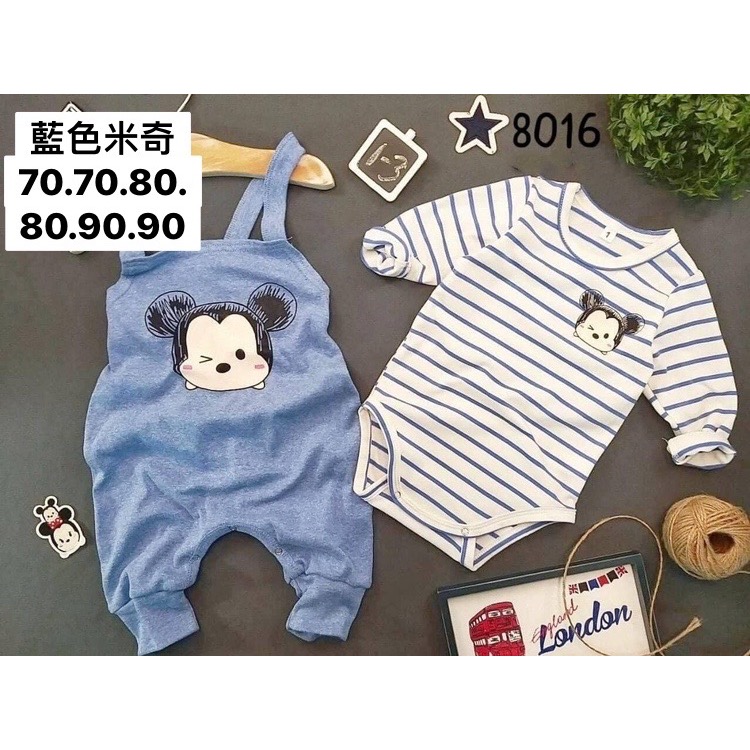 藍色卡通寶寶套裝-全新現貨（寶寶春秋冬）-規格圖1