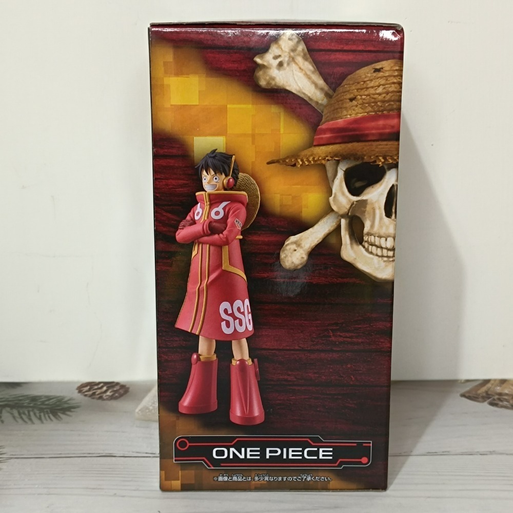 正版 BANPRESTO 萬普 日版 金證 ONE PIECE 海賊王 航海王 蛋頭島篇 DXF 蒙其 D 魯夫 公仔-細節圖2