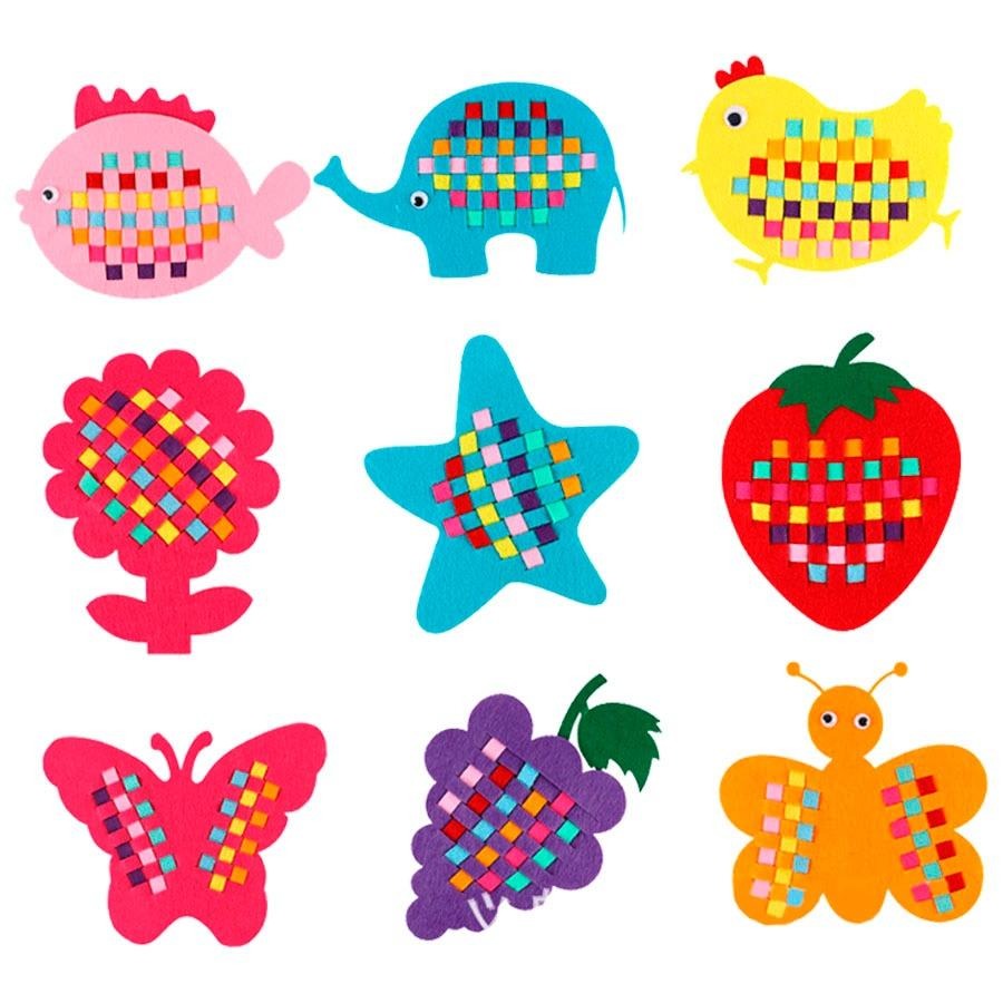 兒童diy編織材料包 兒童diy 早教玩具 diy編織包-草莓 兒童手作 diy材料包 幼兒啟蒙 幼兒園教具 蒙特梭利-細節圖2