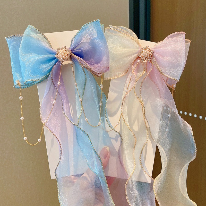 蝴蝶結公主髮帶 兒童髮帶 女童髮帶 漸變蝴蝶結公主長髮帶-仙女三件組 公主髮帶 長髮帶 蝴蝶結髮帶 兒童髮飾 女童髮飾-規格圖9