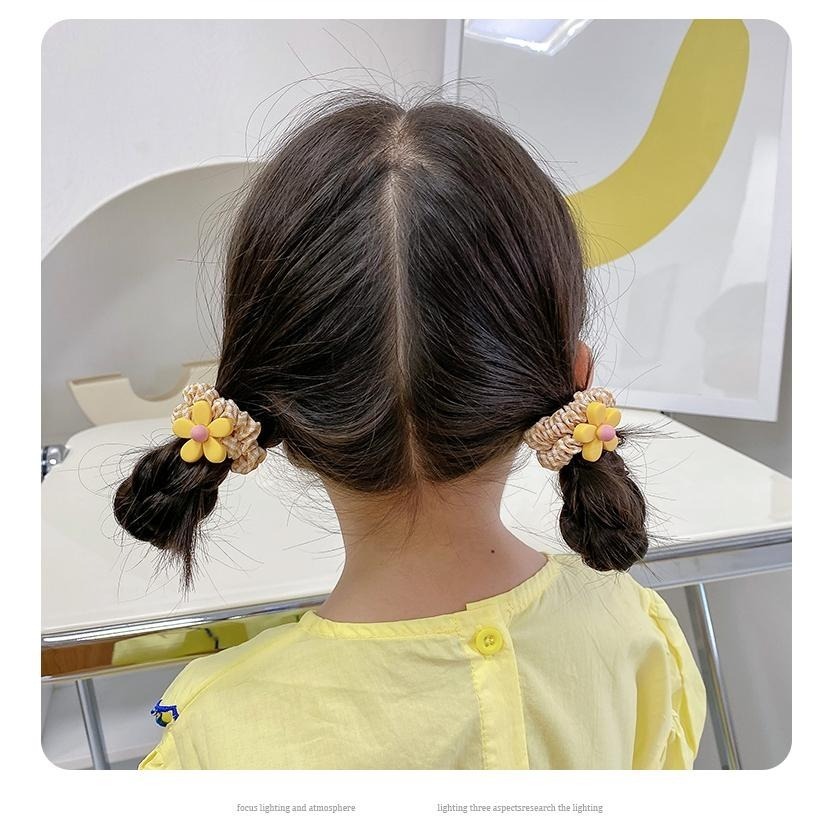 可愛女童髮圈 髮圈 兒童髮圈 大腸髮圈-草莓10件組 兒童髮圈不咬髮 小髮圈 幼兒髮圈 不咬髮髮圈 大腸圈 拇指圈-細節圖5