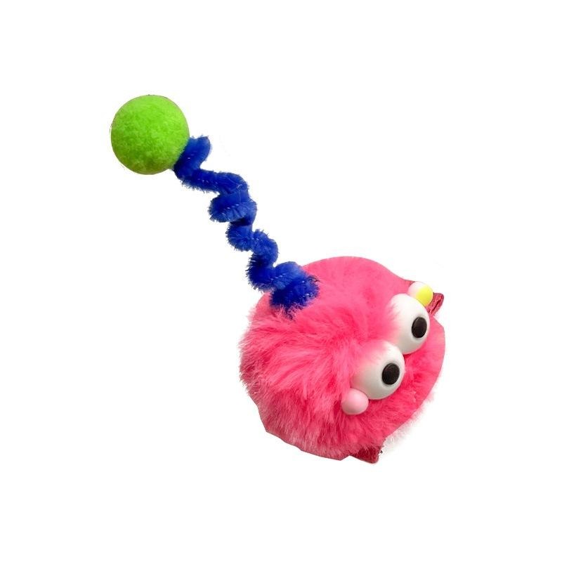 【親子款】可愛髮夾 髮夾 女童髮夾 立體髮夾 天線娃娃髮夾-粉 兒童髮夾 韓國髮夾 毛毛髮夾 卡通髮夾 母女親子款-細節圖2