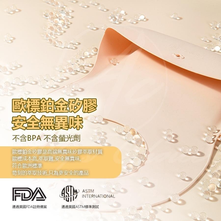 【加厚立體大開口】防水圍兜 矽膠圍兜 吃飯圍兜 圍兜 圍兜兜吃飯 寶寶圍兜-熊熊 副食品【不含BPA】【AC生活嚴選】-細節圖5