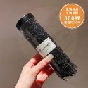 兒童髮圈 髮圈 兒童橡皮筋不咬髮 兒童髮圈罐裝300個-竹節紋奶油三色 小髮圈 幼兒髮圈 不咬髮髮圈 兒童橡皮筋 拇指圈-規格圖9