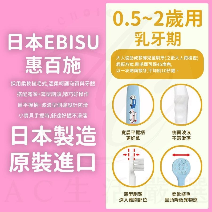 EBISU兒童牙刷 兒童牙刷 日本兒童牙刷 ebisu兒童牙刷-2~6歲(哆拉A夢) 巧虎牙刷 幼兒牙刷 寬頭兒童牙刷-細節圖4