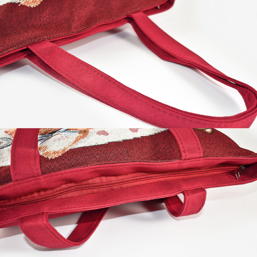 日本可愛貓咪手提布包 外出包 行李包 行李袋 包包 側肩背包 購物袋 手提包 出國旅行旅遊郊遊餐聚上班上學學生皆可使用-細節圖6