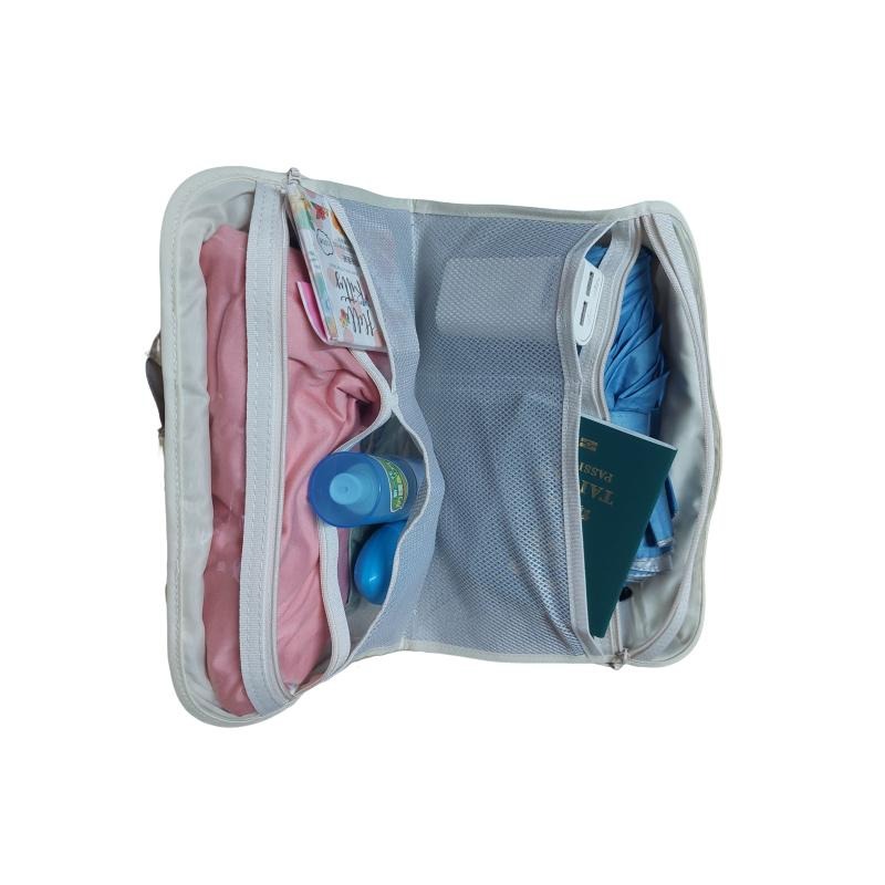 防水可愛貓咪手提旅行收納包 行李袋 拉桿包 插杆行李包 登機包 出國旅行 旅遊 出遊 郊遊 整理打包 換季收納-細節圖7