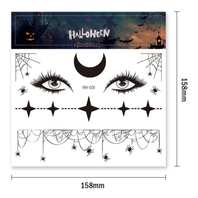 萬聖節【擬真假傷痕臉譜紋身貼紙】詭異 流血 假傷口 血腥 蜘蛛 刀傷 疤痕 鬼屋 抓傷 紋身貼 臉譜 刺青貼紙 變裝派對-細節圖7
