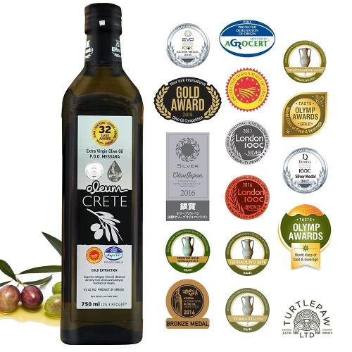【Oleum Crete】奧莉恩頂級初榨橄欖油(750ml/瓶)