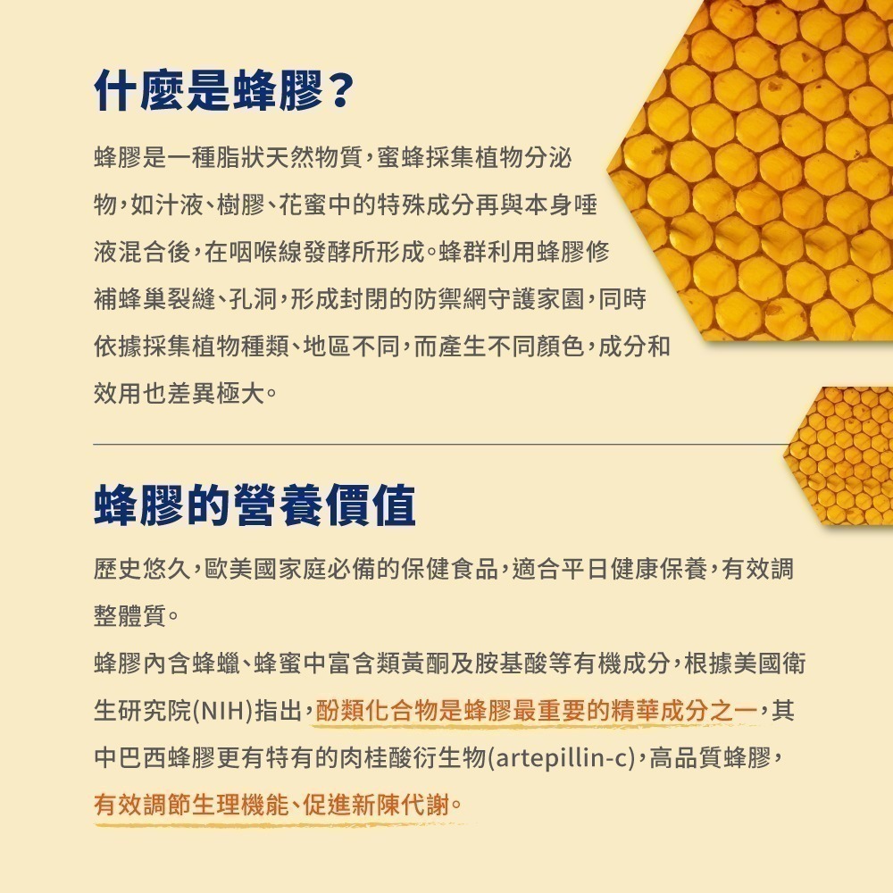 [買1送1] 即期品【Bestvite】必賜力高濃縮蜂膠膠囊-細節圖4