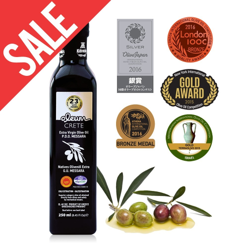 [即期品]【Oleum Crete】奧莉恩頂級初榨橄欖油(250ml/瓶)