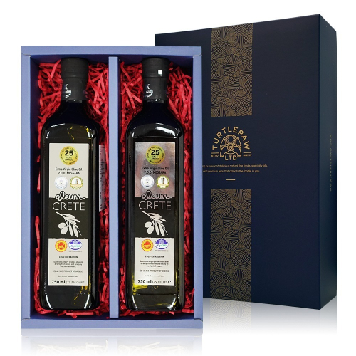 【Oleum Crete】奧莉恩頂級初榨橄欖油禮盒(750毫升/瓶)/盒 附提袋 [非現貨]
