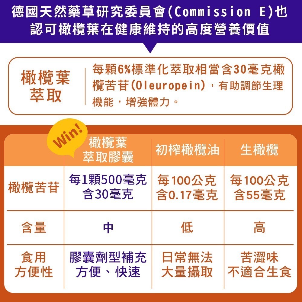 now 橄欖葉萃取膠囊1瓶(60顆)-細節圖4