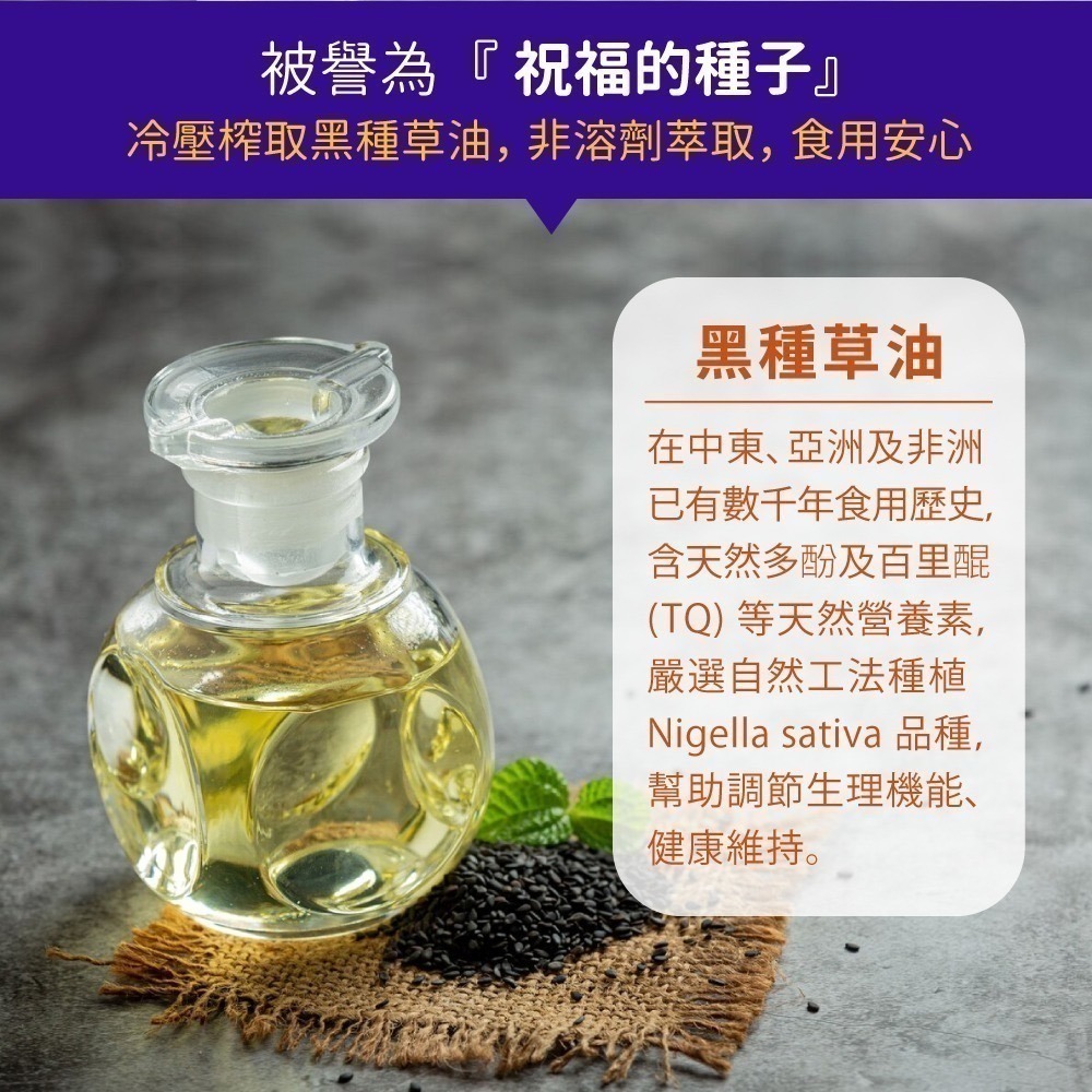 now 黑種草油膠囊1瓶(60顆)-細節圖4
