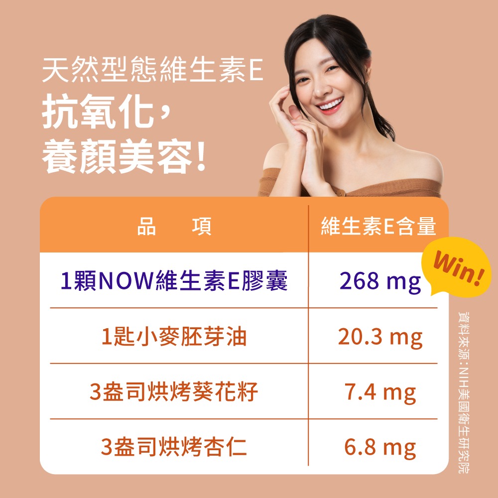 now 維生素E膠囊3瓶組(100顆/瓶)-細節圖5