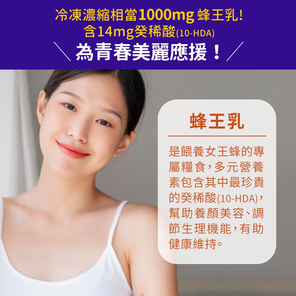 now 蜂王乳濃縮膠囊2瓶組(60顆/瓶)-細節圖4