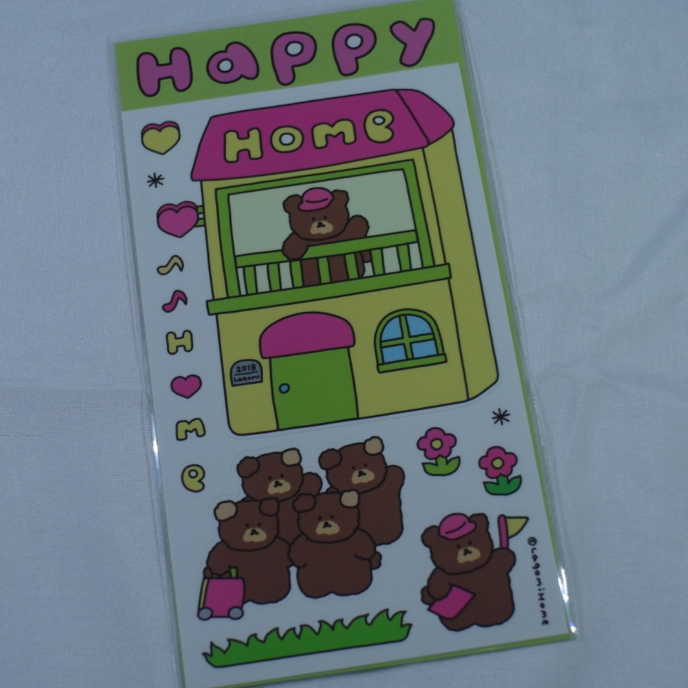 【LAGOMI HOME】라고미네집 貼紙 (共8款)-規格圖2