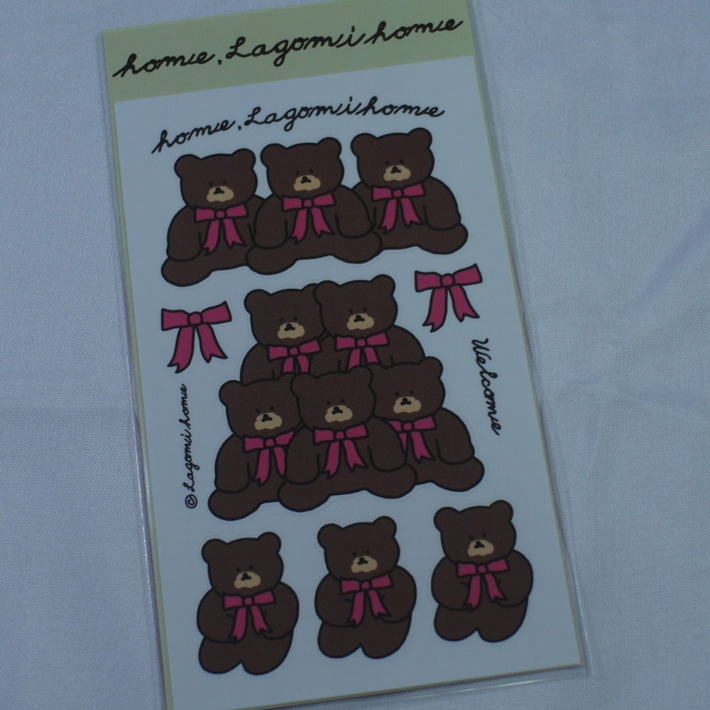 【LAGOMI HOME】라고미네집 貼紙 (共8款)-規格圖2