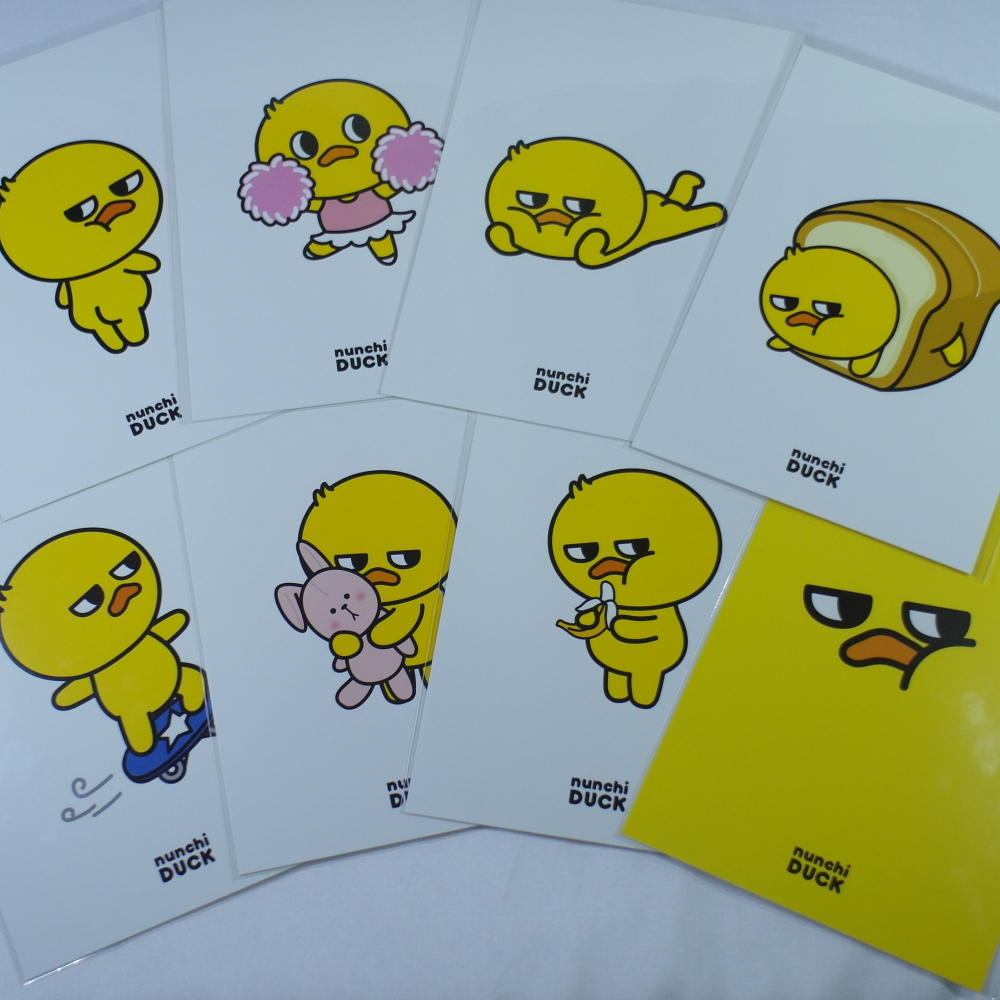 【NUNCHI DUCK】눈치덕 明信片 (共8款)-細節圖2