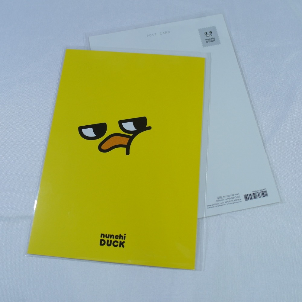 【NUNCHI DUCK】눈치덕 明信片 (共8款)-規格圖2