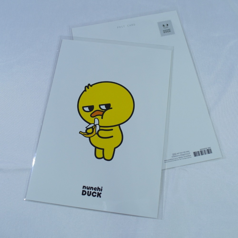 【NUNCHI DUCK】눈치덕 明信片 (共8款)-規格圖2