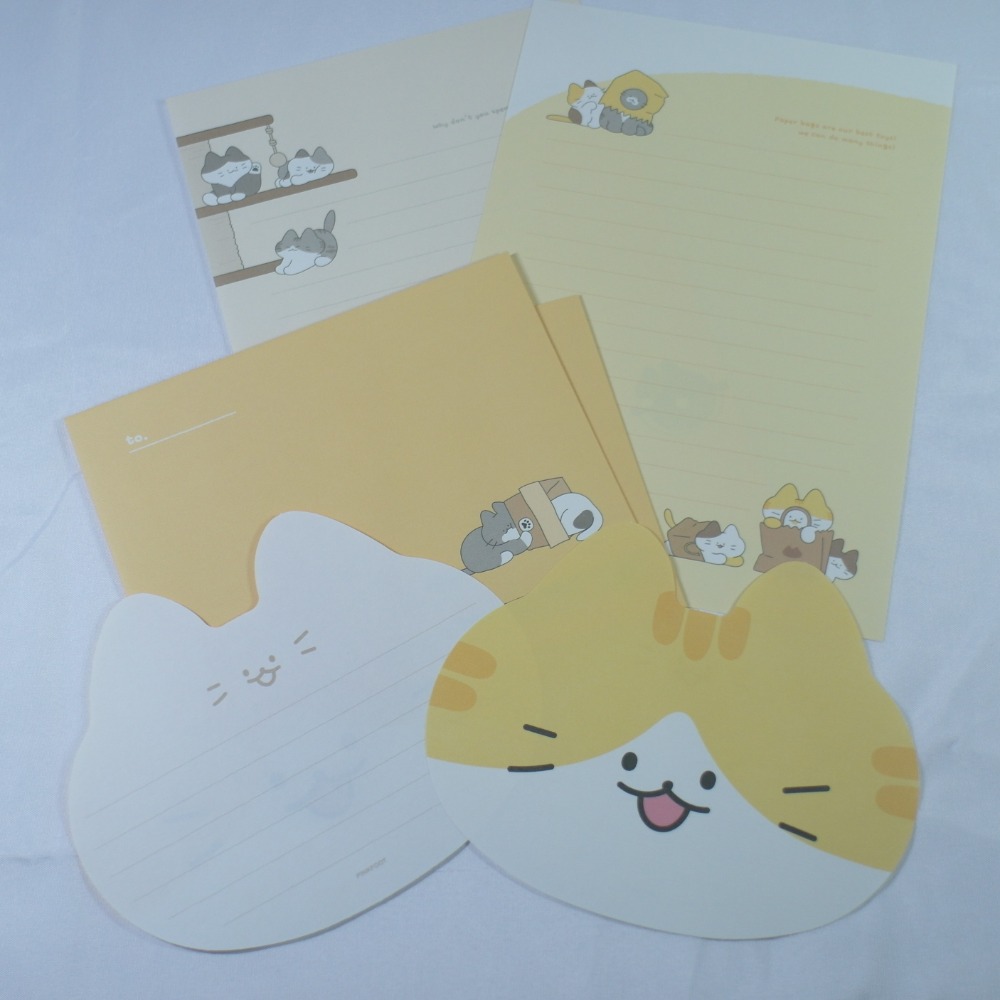 【NYANG NYANG】냥냥 信紙信封組 (共2款)-規格圖2