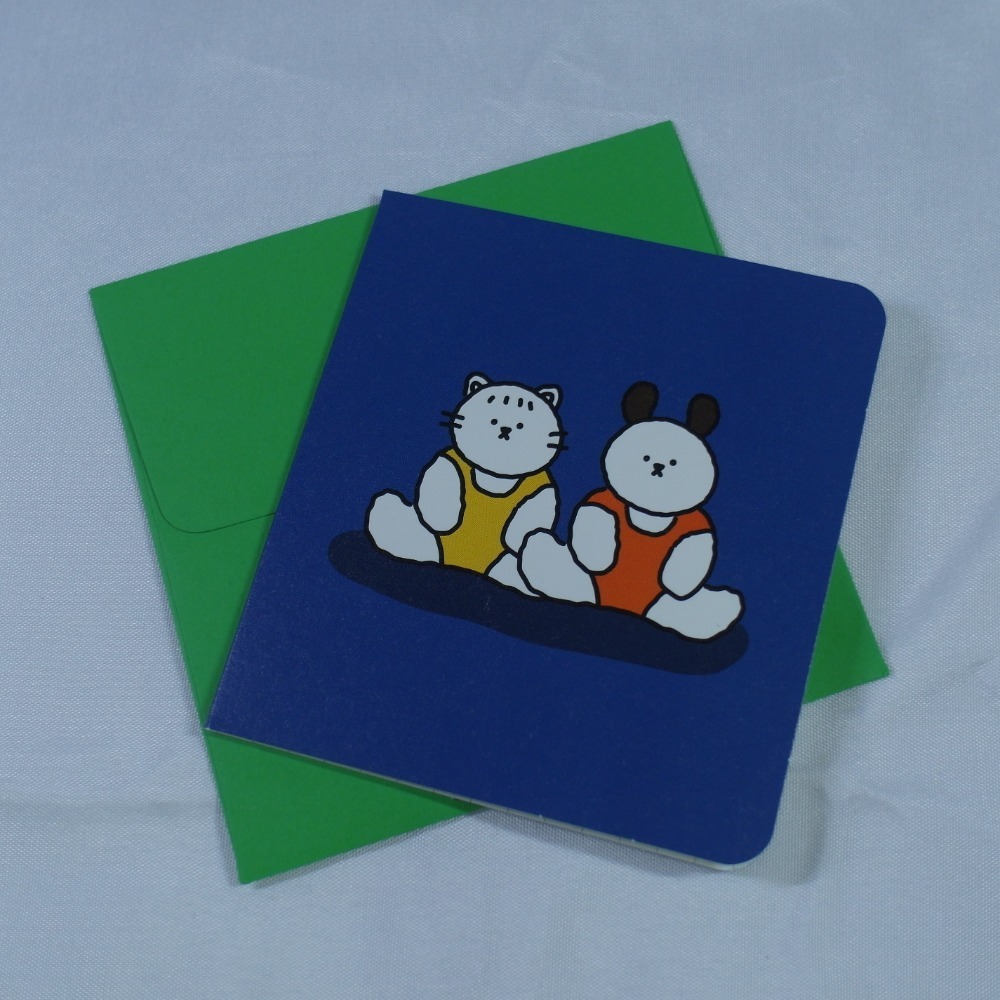 【CCOMANG】꼬망 迷你卡片信封組 (共6款)-規格圖2