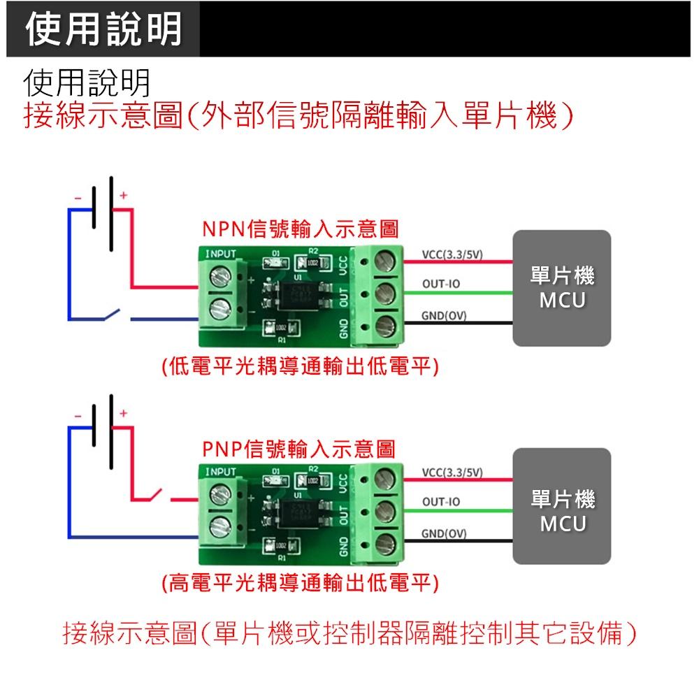 ◀電世界▶光耦合板 信號隔離 光電隔離 防干擾 817 輸入3-5V 1路 (20-21)-細節圖4