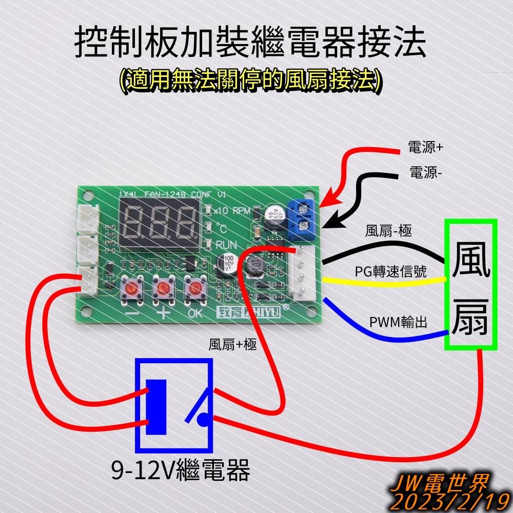 ⚡電世界⚡PWM風扇控制器 風扇調速器 轉速溫度顯示 四線PWM風扇 5A[244-11]-細節圖7