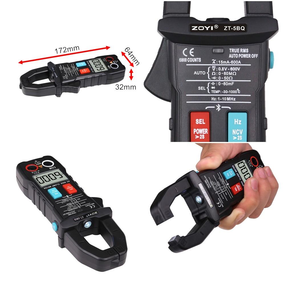 ◀電世界▶藍牙電表 電流勾表 ZT-5BQ 手機APP連接長時間記錄數值[912-5]-細節圖5