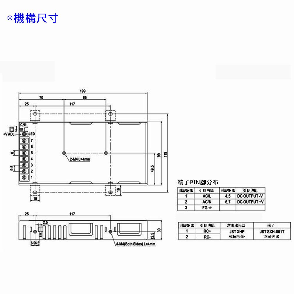 ⚡電世界⚡ MW明緯 電源供應器 開關電源 RSP-150-24 [電世界2000-1110]-細節圖4