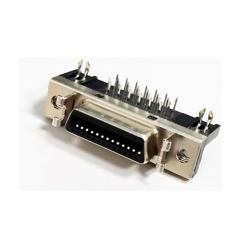 ⚡電世界⚡ 連接器 SCSI 26P 母座 板端 90度 帶狀 附螺絲*2 塑膠座 [301-261]