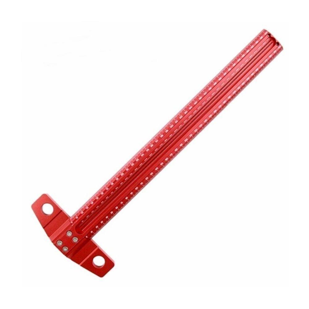 ⚡電世界⚡ 木工畫線尺 直角尺 洞洞尺 劃線尺 多功能尺 木工工具 [1877-20]-細節圖2