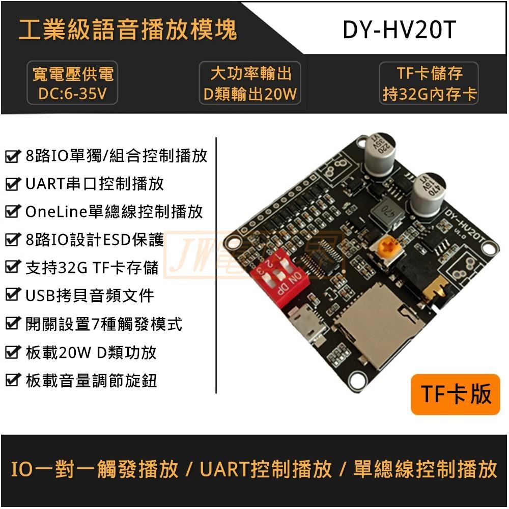 ◀️電世界▶️  20W 語音播放模組多種控制方式 USB可修改 支援TF卡32G HV20T (233-32)-細節圖2