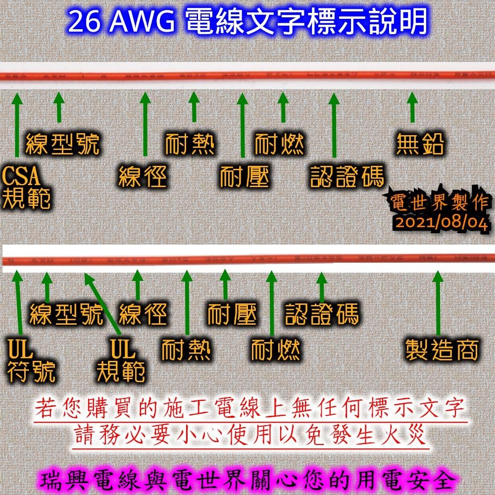 ⚡電世界⚡多芯線 26AWG UL1061規範 耐熱80度 (單位以米計算)[2000-200]-細節圖2