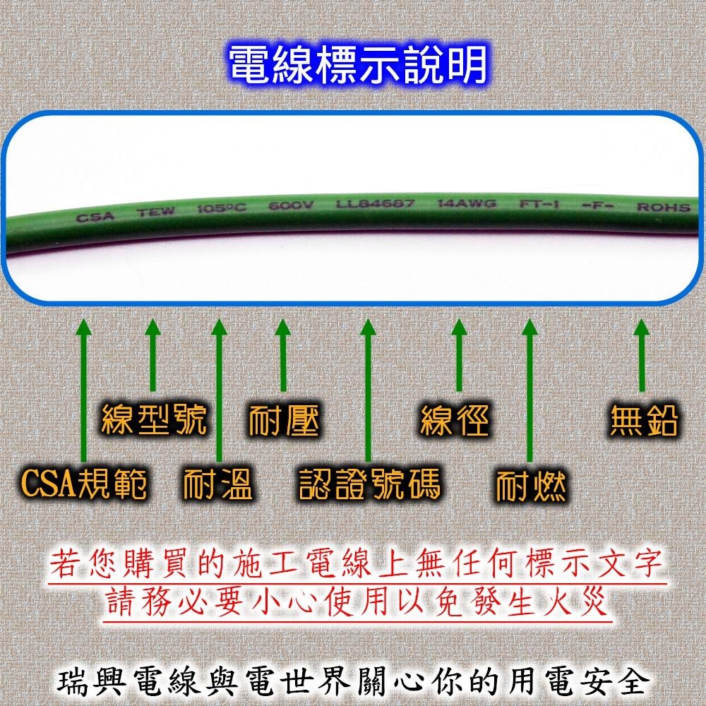 ◀電世界▶多芯線 14AWG 2.0平方 UL1015規範 耐熱105度 長度以米零售[825]-細節圖2